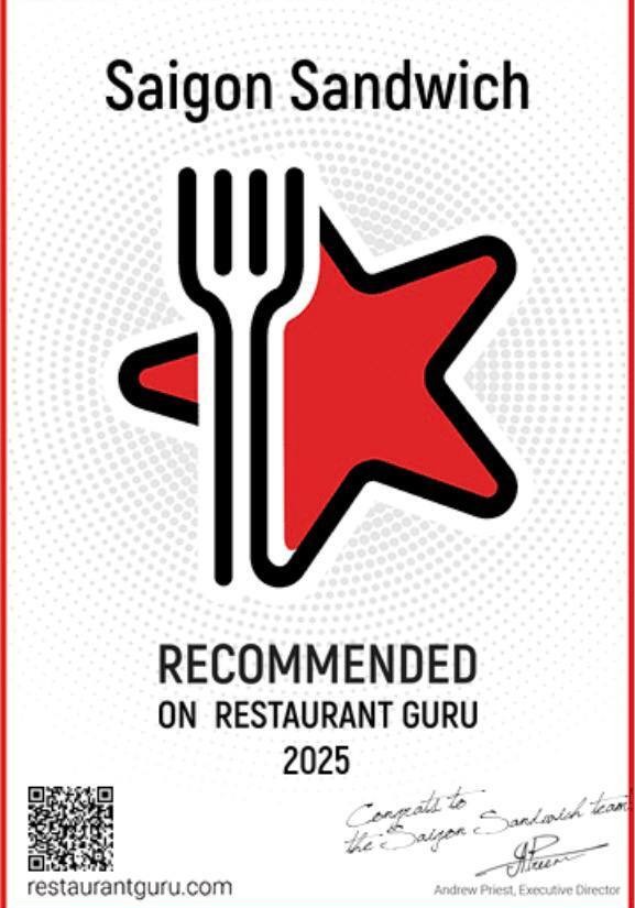 Recommended on Restaurant Guru 2025